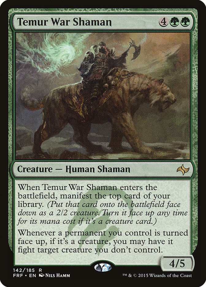 Temur War Shaman [Fate Reforged] Foil