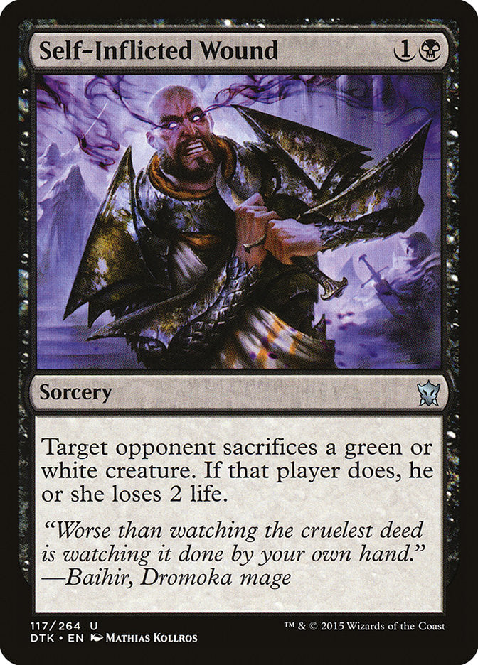 Self-Inflicted Wound [Dragons of Tarkir] Foil