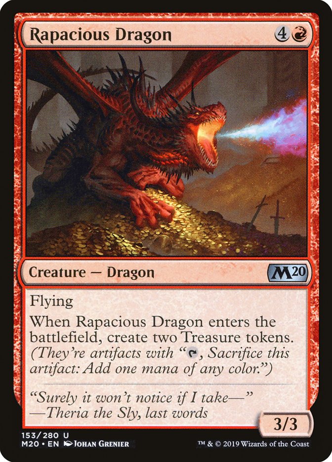 Rapacious Dragon [Core Set 2020] Foil