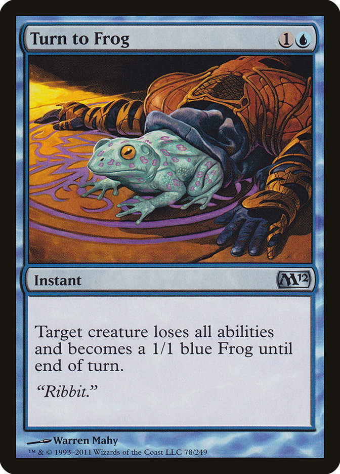 Turn to Frog [Magic 2012] Foil