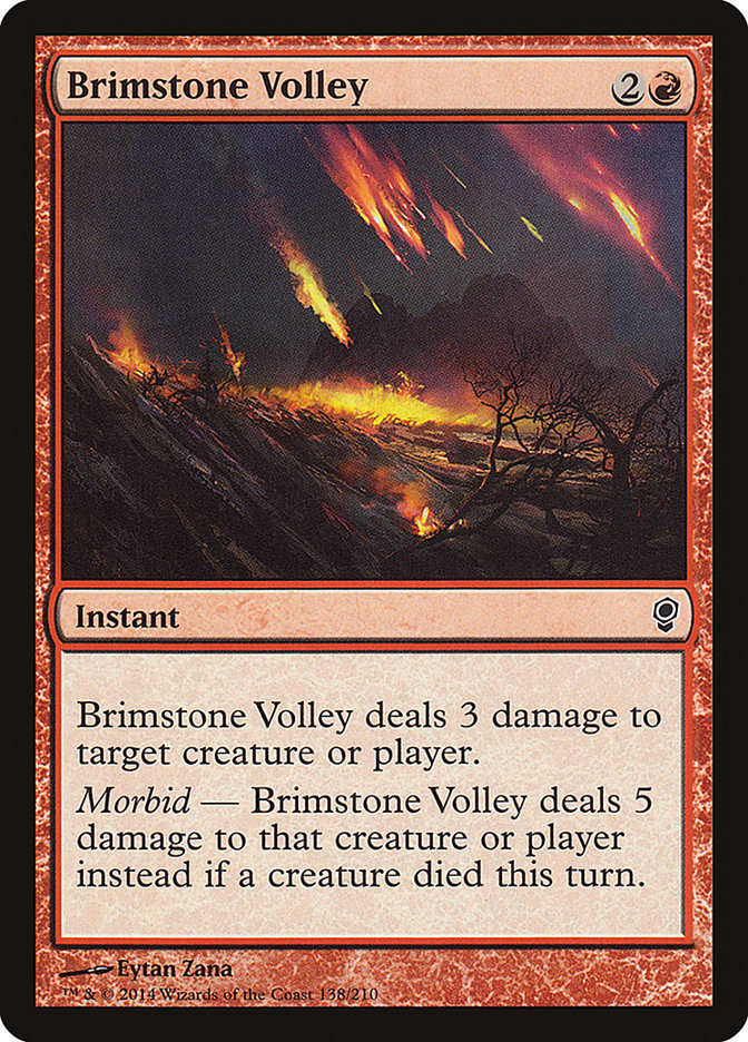 Brimstone Volley [Conspiracy] Foil