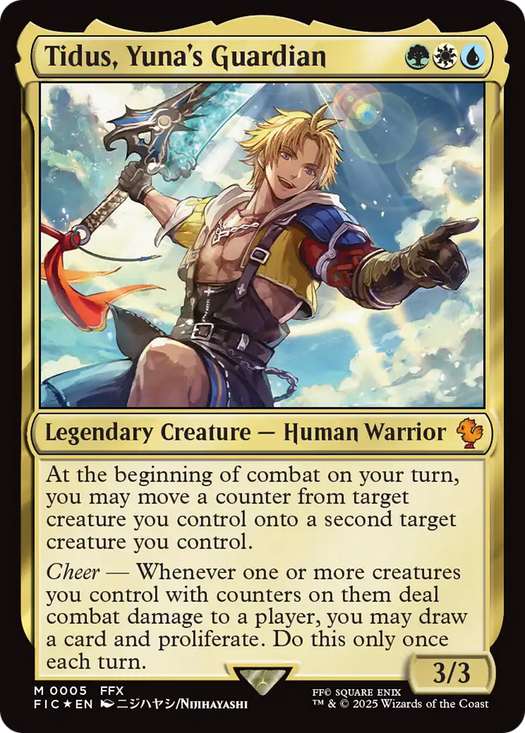 Tidus, Yuna's Guardian [FINAL FANTASY Commander] Foil