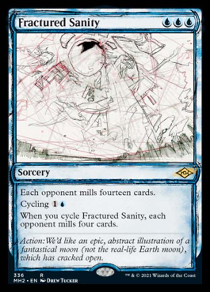 Fractured Sanity (Sketch) [Modern Horizons 2] Foil