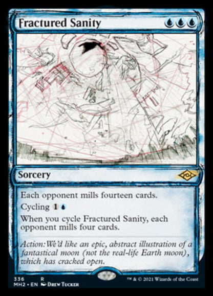 Fractured Sanity (Sketch) [Modern Horizons 2] Foil