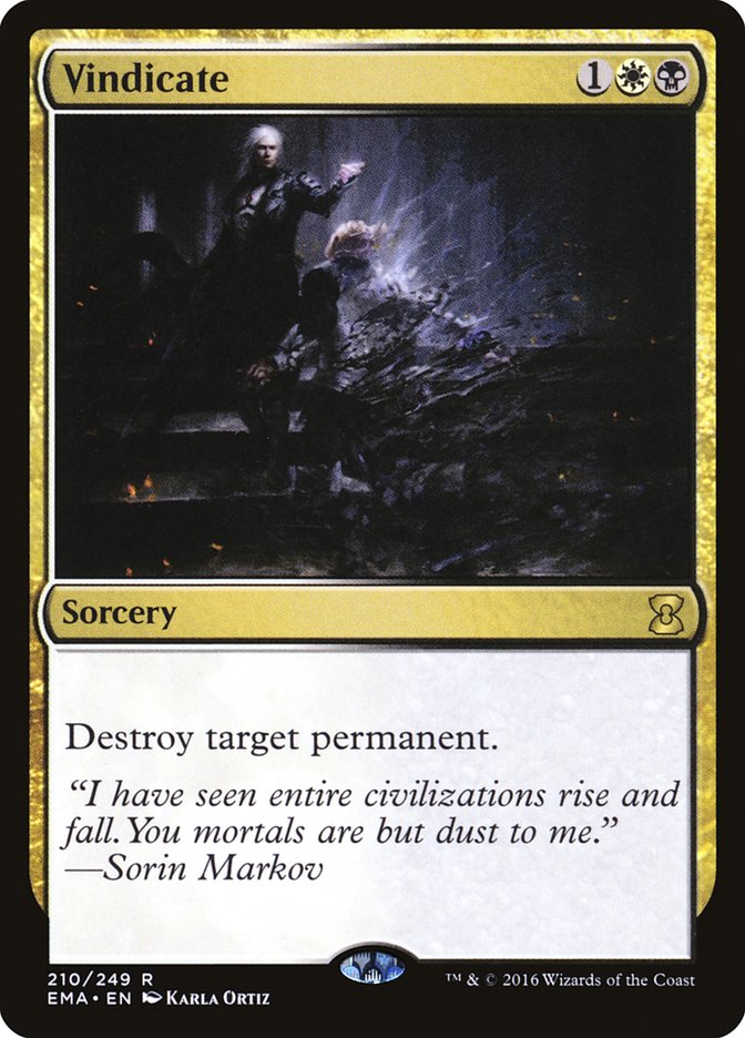 Vindicate [Eternal Masters] Foil