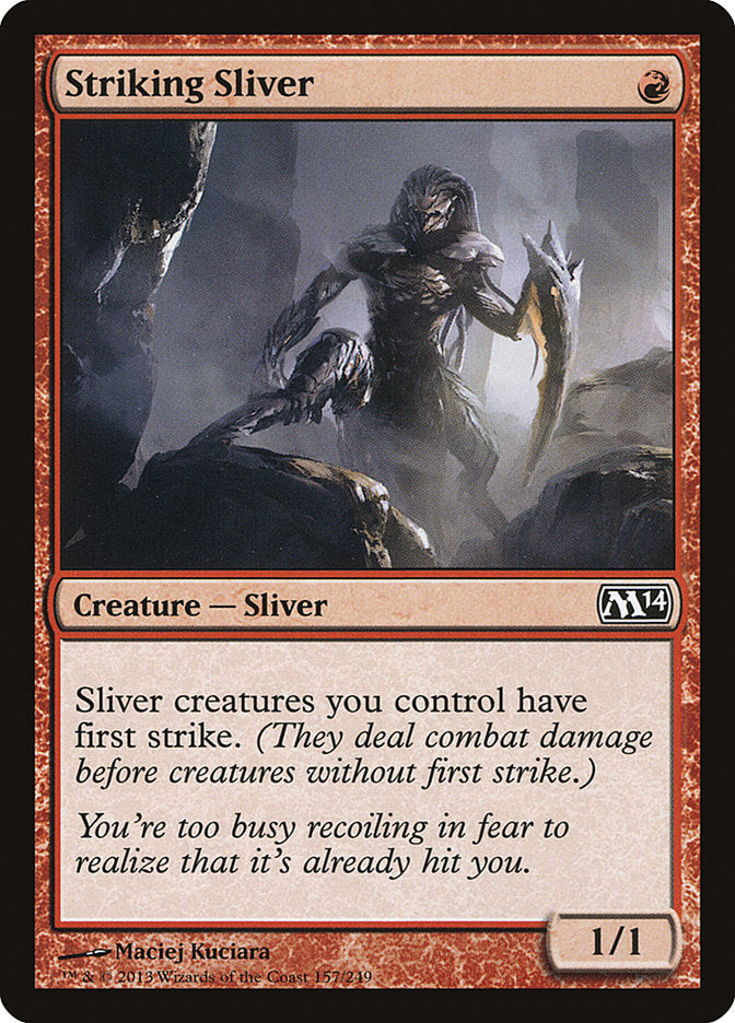 Striking Sliver [Magic 2014] Foil