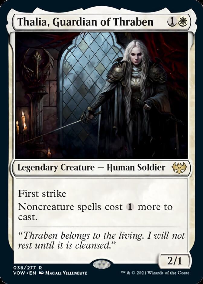 Thalia, Guardian of Thraben [Innistrad: Crimson Vow] Foil