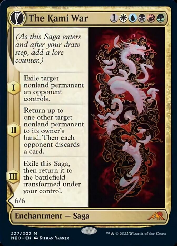 The Kami War // O-Kagachi Made Manifest [Kamigawa: Neon Dynasty] Foil