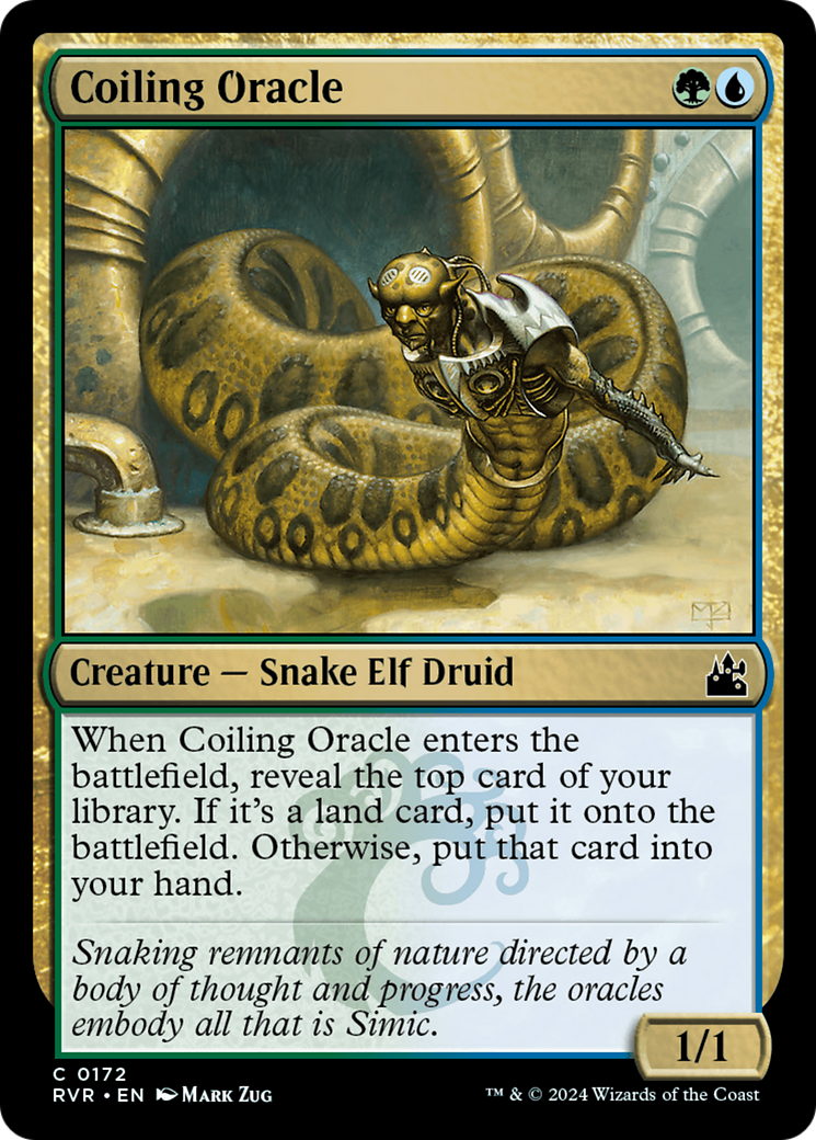 Coiling Oracle [Ravnica Remastered] Foil