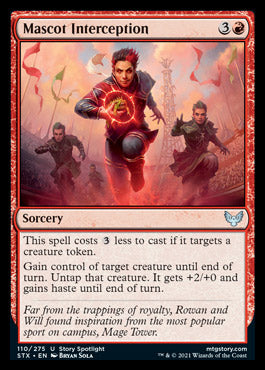 Mascot Interception [Strixhaven: School of Mages] Foil