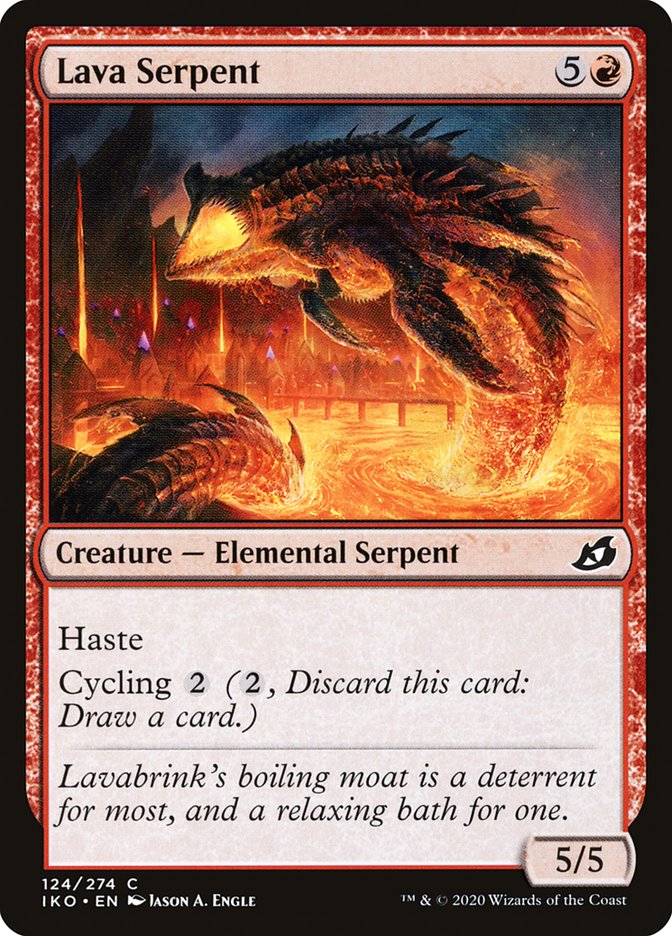 Lava Serpent [Ikoria: Lair of Behemoths] Foil