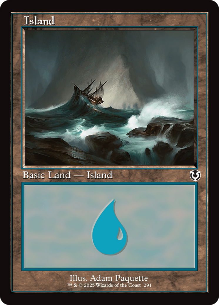 Island (291) (Retro Frame) [Innistrad Remastered] Foil