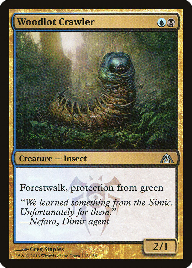 Woodlot Crawler [Dragon's Maze] Foil