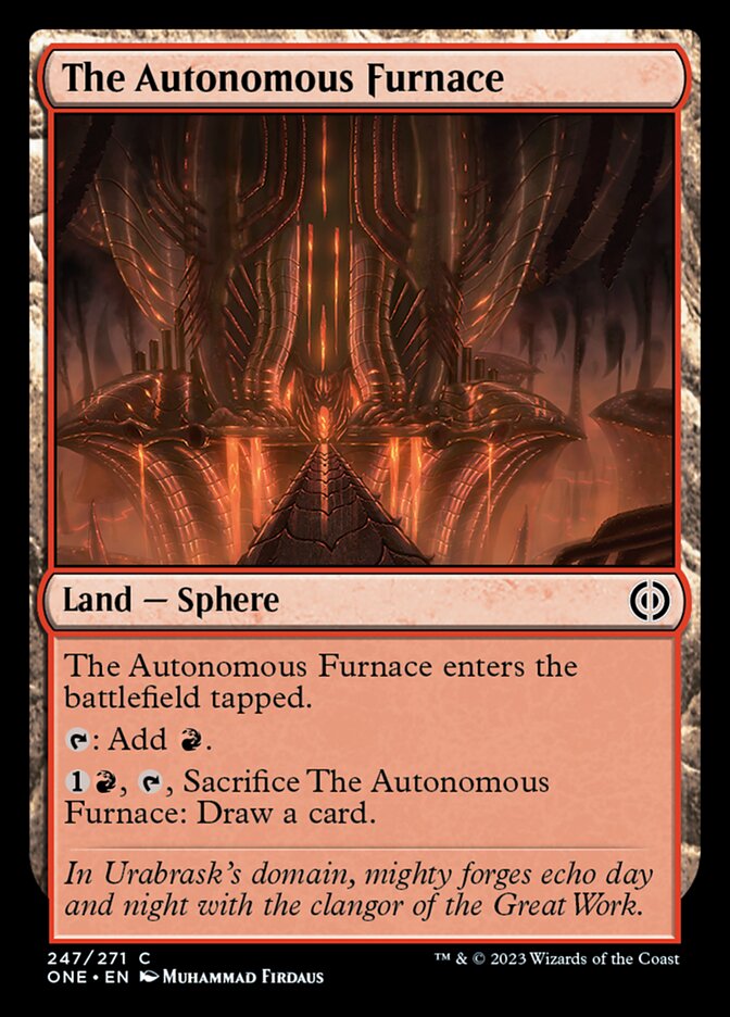 The Autonomous Furnace [Phyrexia: All Will Be One] Foil