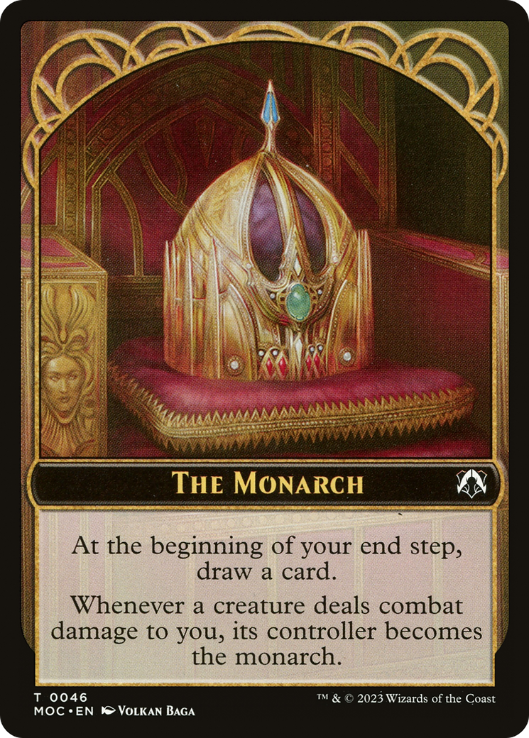 The Monarch  [March of the Machine Commander Tokens]