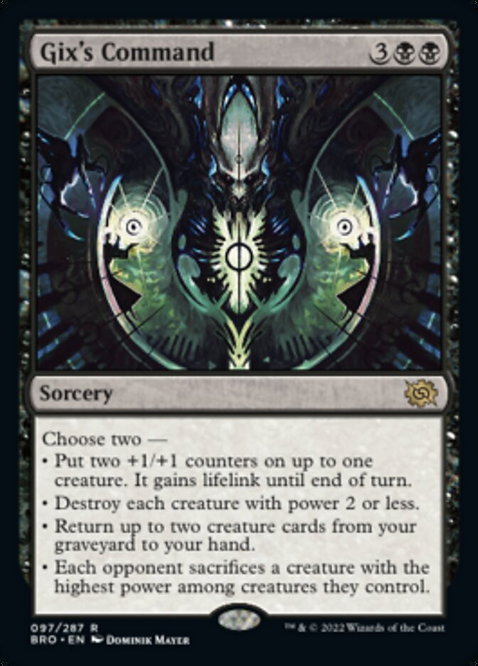 Gix's Command [The Brothers' War] Foil