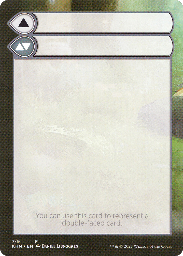 Double-Faced Substitute Card  [Kaldheim Substitute Cards] (Borderless)