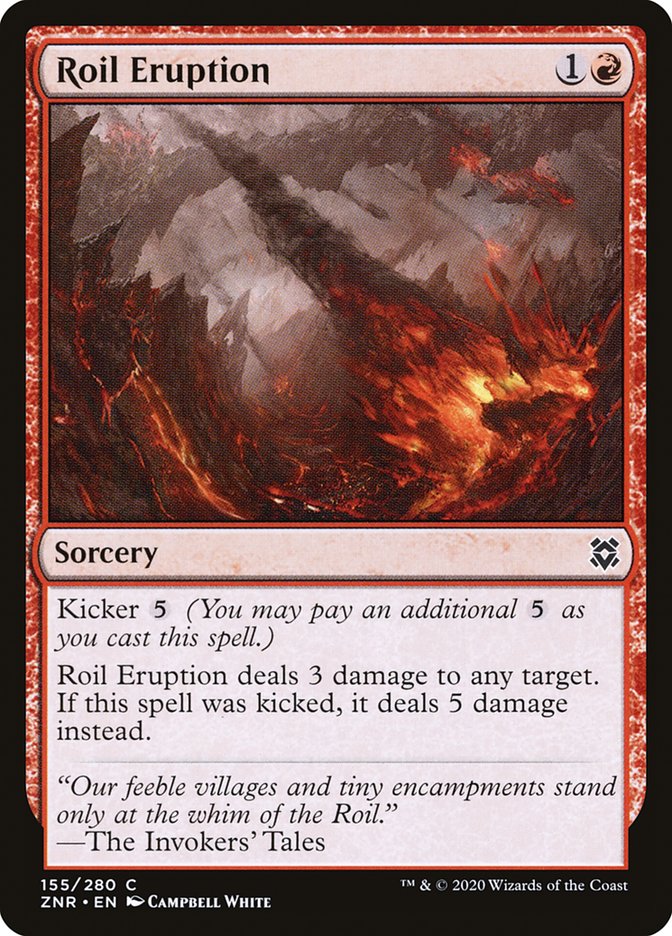 Roil Eruption [Zendikar Rising] Foil