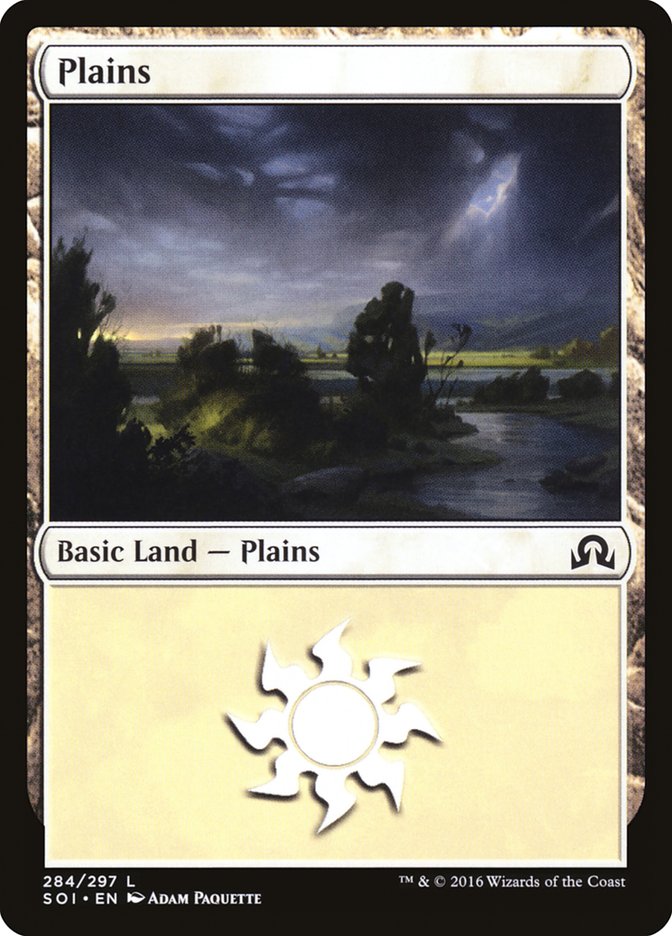 Plains (284) [Shadows over Innistrad] Foil