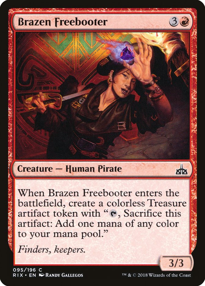 Brazen Freebooter [Rivals of Ixalan] Foil
