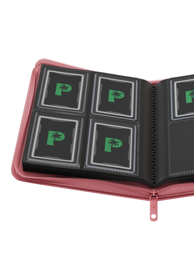4-Pocket Top Loader Binder - Pink [Palms off Gaming]