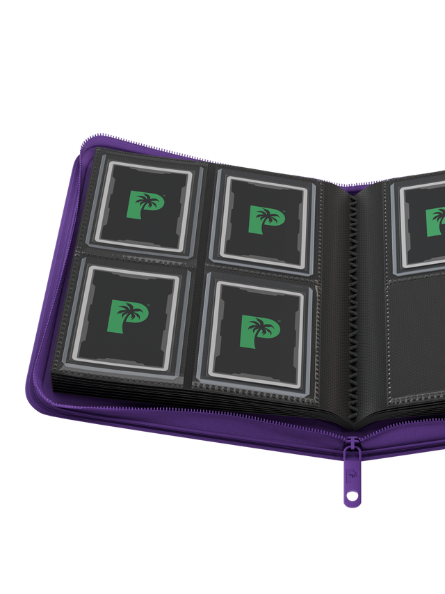 4-Pocket Top Loader Binder - Purple [Palms off Gaming]