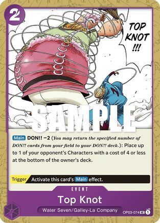 Top Knot (OP03-074) - [Pillars of Strength]