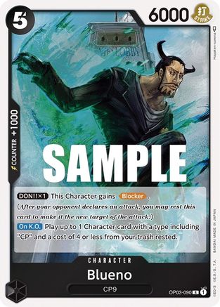 Blueno (OP03-090) - [Pillars of Strength] Foil