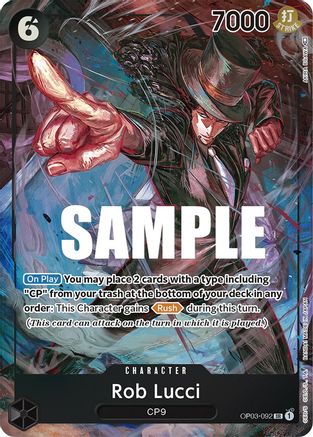Rob Lucci (092) (Alternate Art) (OP03-092) - [Pillars of Strength] Foil