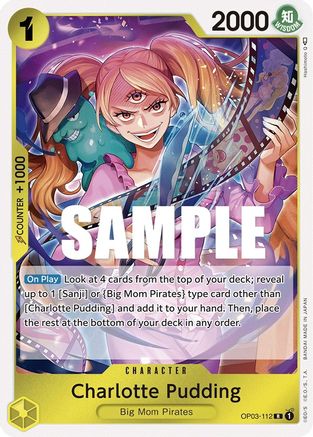 Charlotte Pudding (OP03-112) - [Pillars of Strength] Foil