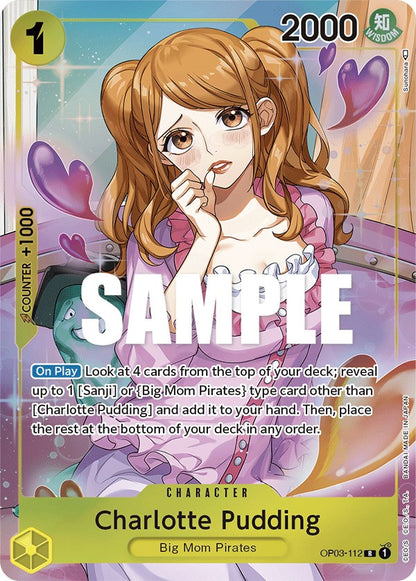 Charlotte Pudding (Alternate Art) (OP03-112) - [Pillars of Strength] Foil