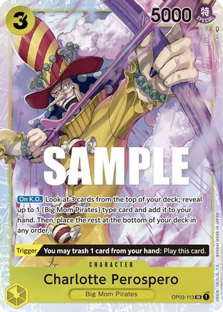 Charlotte Perospero (OP03-113) - [Pillars of Strength] Foil