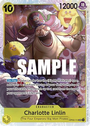 Charlotte Linlin (114) (OP03-114) - [Pillars of Strength] Foil