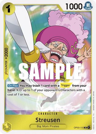 Streusen (OP03-115) - [Pillars of Strength] Foil