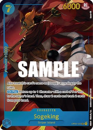 Sogeking (Alternate Art) (OP03-122) - [Pillars of Strength] Foil