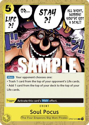 Soul Pocus (ST07-015) - [Starter Deck 7: Big Mom Pirates]