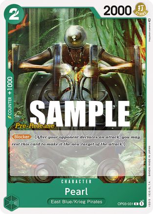 Pearl (OP03-031) - [Pillars of Strength Pre-Release Cards]