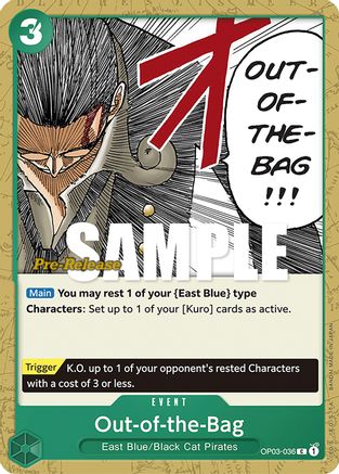 Out-of-the-Bag (OP03-036) - [Pillars of Strength Pre-Release Cards]