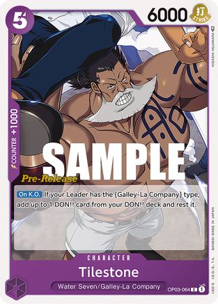 Tilestone (OP03-064) - [Pillars of Strength Pre-Release Cards]