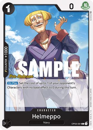Helmeppo (OP03-091) - [Pillars of Strength Pre-Release Cards]