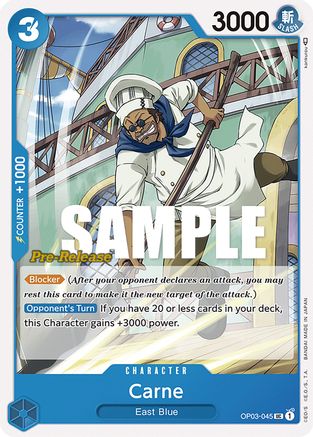 Carne (OP03-045) - [Pillars of Strength Pre-Release Cards]