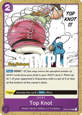 Top Knot (OP03-074) - [Pillars of Strength Pre-Release Cards]
