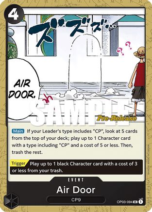 Air Door (OP03-094) - [Pillars of Strength Pre-Release Cards]