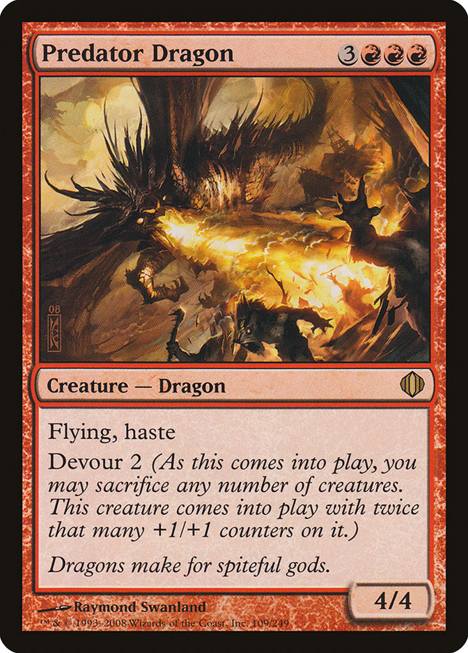 Predator Dragon [Shards of Alara] Foil