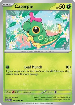 Caterpie (010/165) [Scarlet & Violet 151] Reverse Holofoil
