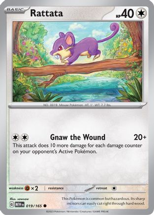 Rattata (019/165) [Scarlet & Violet 151] Reverse Holofoil