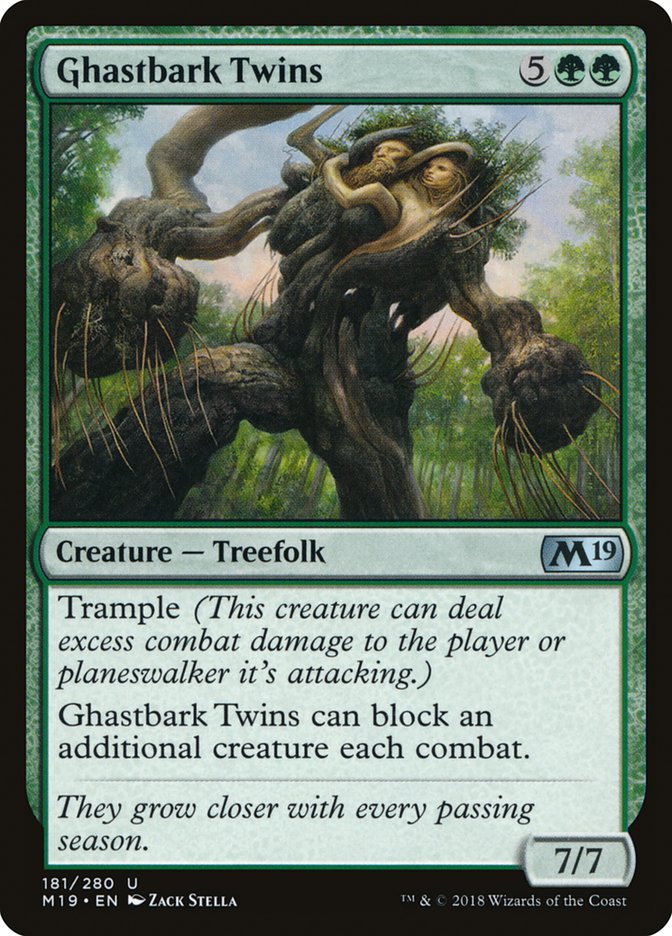 Ghastbark Twins [Core Set 2019] Foil