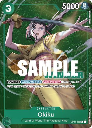 Okiku (Winner Pack Vol. 4) (OP01-035) - [One Piece Promotion Cards] Foil