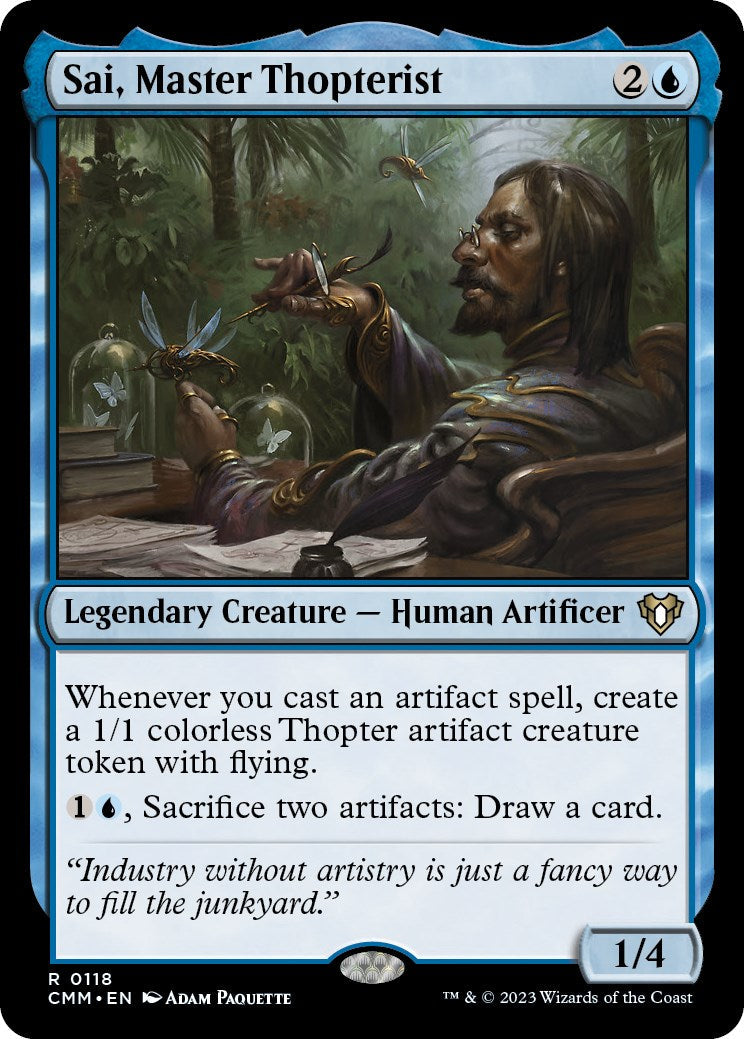 Sai, Master Thopterist [Commander Masters] Foil