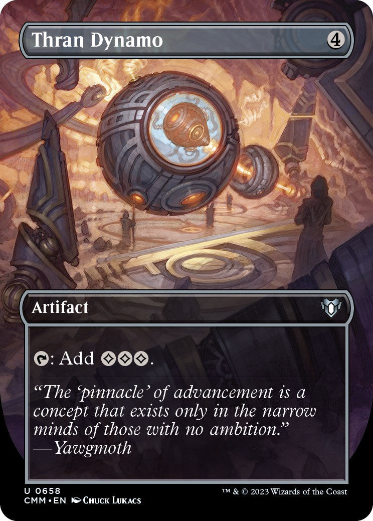 Thran Dynamo (Borderless Alternate Art) [Commander Masters] Foil
